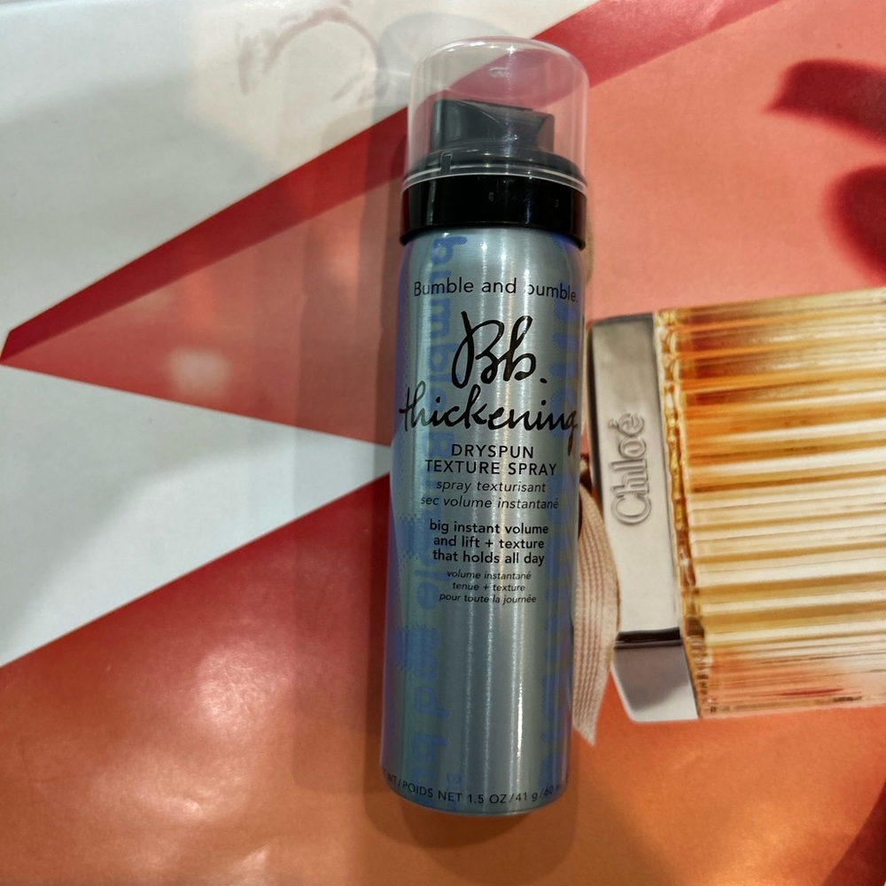 Travel Size Bumble and Bumble Thickening Dryspun Texture Spray 1.5 oz travel